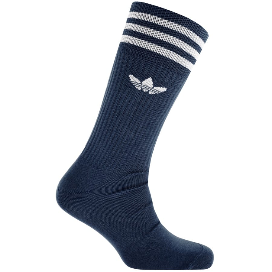 Alternative Image for ProductAdidas Originals Three Pack Solid Crew Socks White3